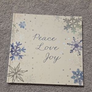 Peace Love Joy Snowflake Journal